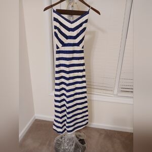 NWT YIA CAROLINA K STRIPED DRESS Size XS Fitted side zipper